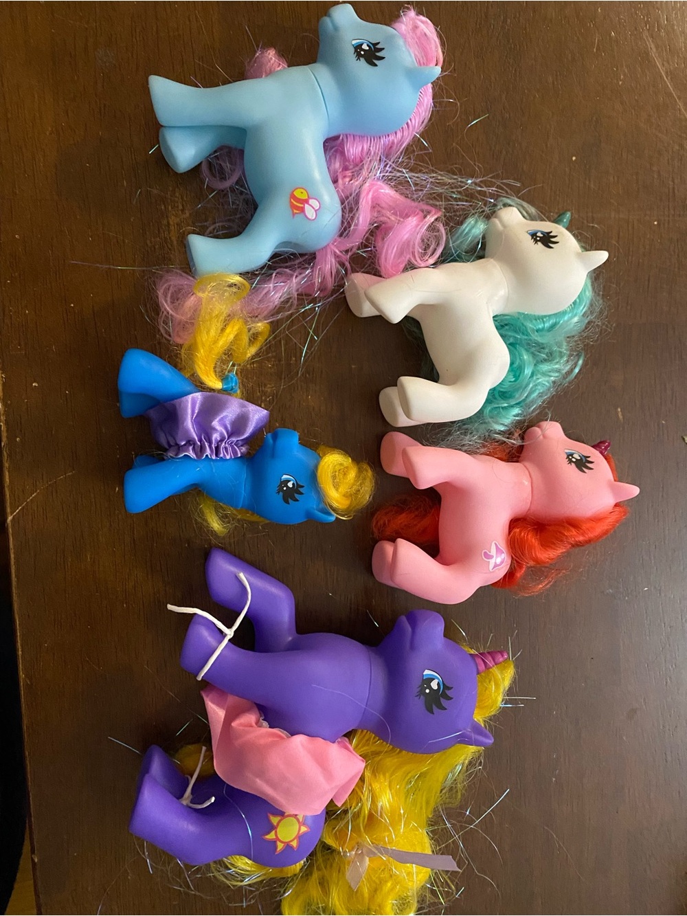 My Little Pony Set - Blue, Purple, Pink, White